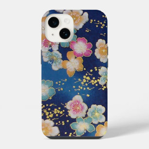 Coque Pour iPhone 14 Elégant Origami Japonais Washi Fleurs modernes