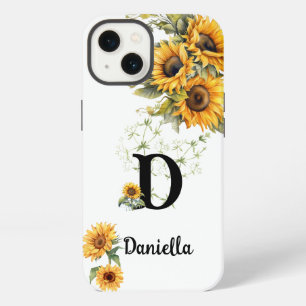 Etui iPhone 13 Élégant Tournesol Lumineux
