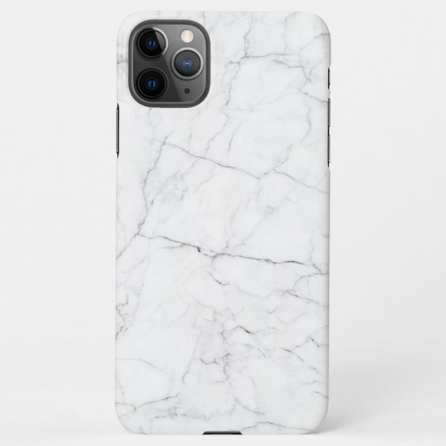 Coque iPhone Elegant White Marble  (Dos)