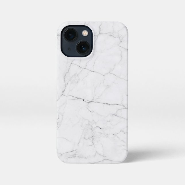 Coque iPhone Elegant White Marble  (Verso)