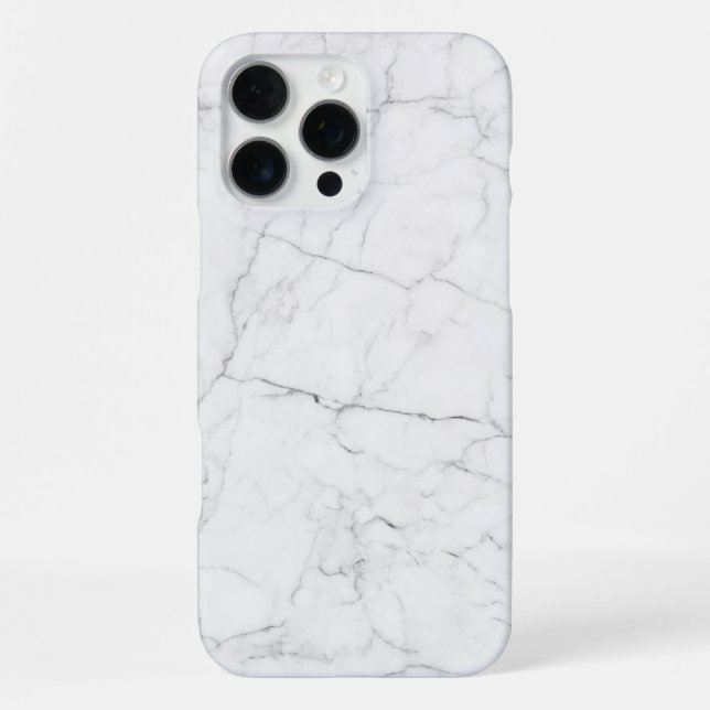 Coque iPhone Elegant White Marble  (Verso)