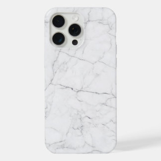 Coque iPhone 15 Pro Max Elegant White Marble