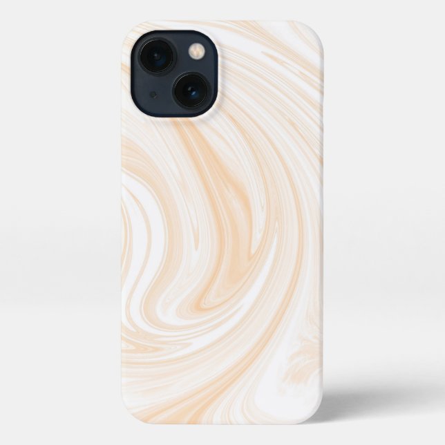 Coque iPhone Elegant White Marble Pattern (Verso)