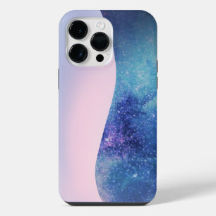 Coque Pour Pour iPhone 14 Pro Max Élégante étoile scintillante de galaxie à dégradé