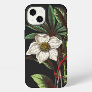 Etui iPhone 13 Élégante fleur de rose de Noël botanique vintage