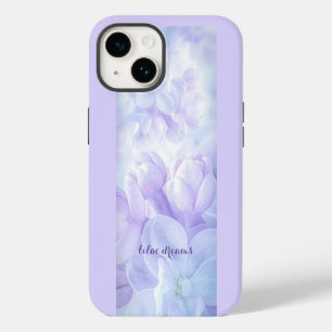 Coque Pour iPhone 14 Elégante Lilac Fleurs violettes Lumière Design