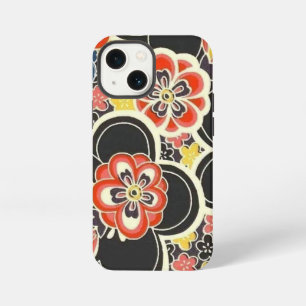 Etui iPhone 13 Mini Élégantes fleurs modernes origami en washi japonai