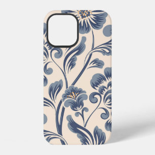 Coque iPhone 12 Élément de motif sans couture de fleurs vintage. É