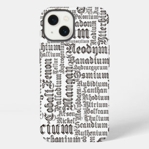 Etui iPhone 13 Éléments chimiques
