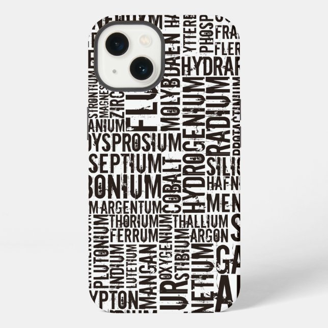 Coque iPhone Éléments chimiques... Boîtier iPhone en bois sculp (Verso)