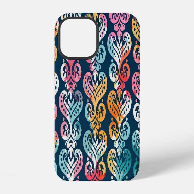 Coque iPhone Éléments décoratifs, design motif polyvalent. (Verso)