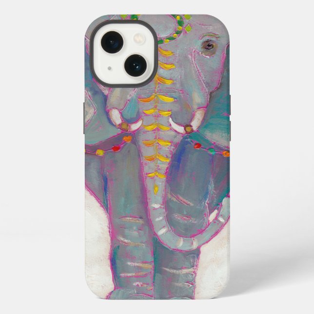 Coque iPhone Eléphant asiatique zen (Verso)