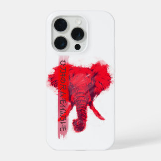Coque iPhone 15 Pro Éléphant d'Enfer 