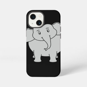 Etui iPhone 13 Mini Elephant gris.