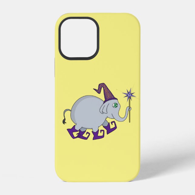 Coque iPhone Éléphant Magicien (Verso)