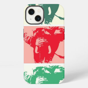 Etui iPhone 13 Éléphants Pop Art