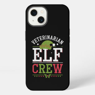 Etui iPhone 13 Elfe de Noël vétérinaire technicien vétérinaire