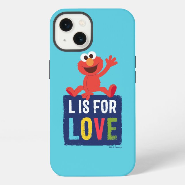 Coque iPhone Elmo | L pour Amour (Verso)