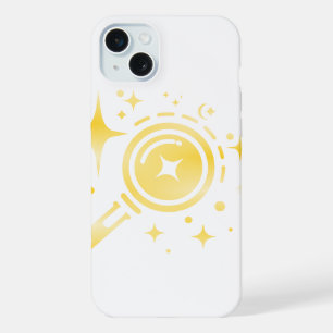 Coque iPhone 15 Plus emblème AI Étincelles, phare de l'ère numérique