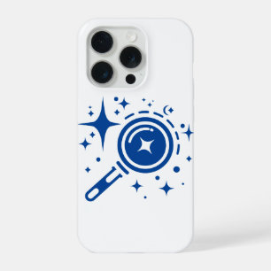 Coque iPhone 15 Pro emblème AI Twinkle étoiles, phare de l'ère numériq