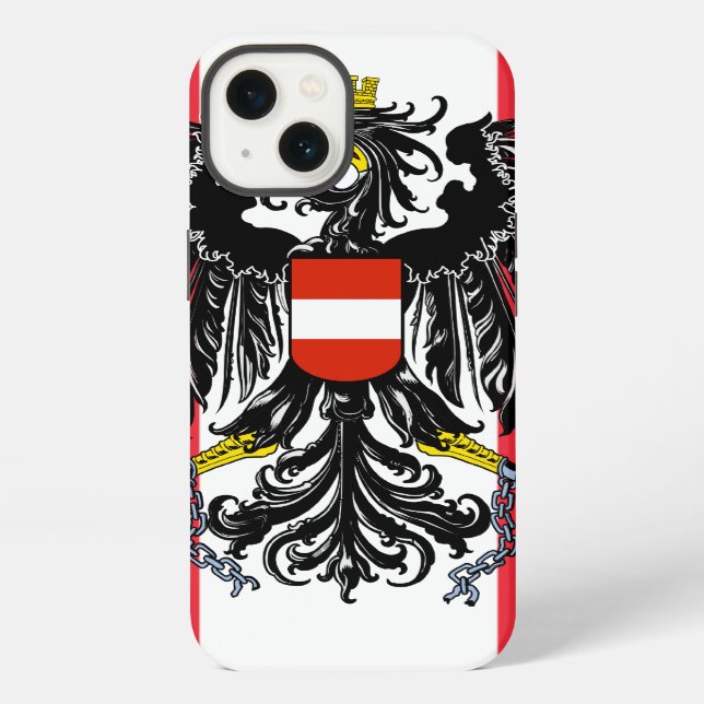 Coque iPhone emblème d'Autriche (Verso)