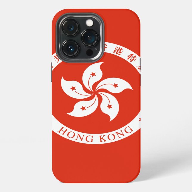 Coque iPhone emblème de hong kong (Dos)