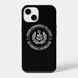 Coque Pour iPhone 14 emblème de la franc-maçonnerie