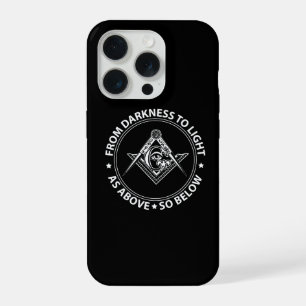 Coque iPhone 15 Pro emblème de la franc-maçonnerie