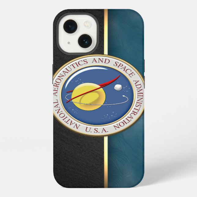 Coque iPhone Emblème de la NASA [3D] (Verso)