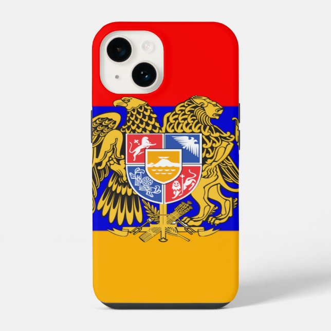 Coque iPhone emblème de l'arménie (Verso)