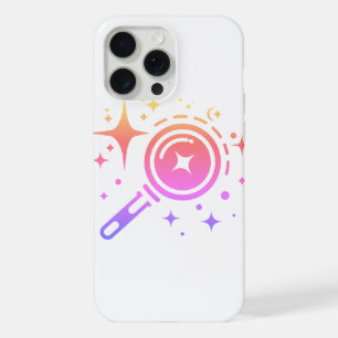 Coque iPhone 15 Pro Max Emblème de l'IA Étoiles scintillantes, phare de l'