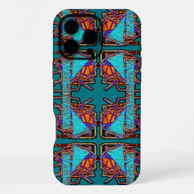 Coque iPhone Emblème de rêve de papillons (Verso)
