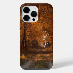 Coque Pour Pour iPhone 14 Pro Max Embrace d'automne - Tranquil Forest Path Fine Art