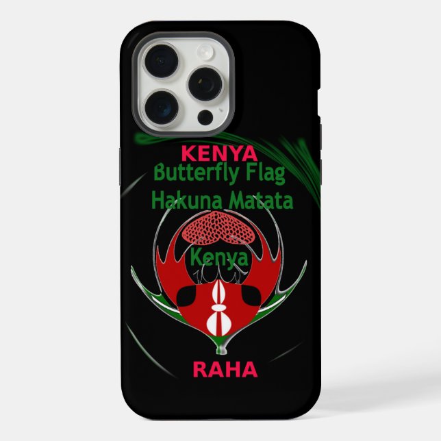 Coque iPhone Embrassez la Kenyan Pride dans le style (Verso)