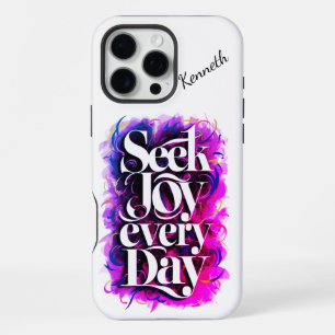 Coque iPhone 16 Pro Max Embrassez le bonheur dans la vie quotidienne.