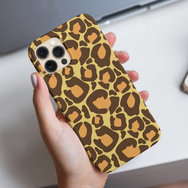 Coque iPhone Empreinte de léopard tendance (Créateur téléchargé)