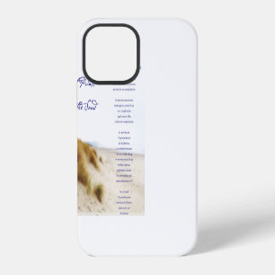 Coque iPhone 12 empreintes dans le sable