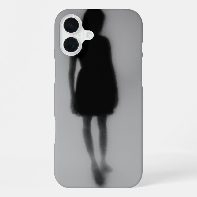 Coque iPhone Empreintes disparaissant dans le brouillard (Verso)