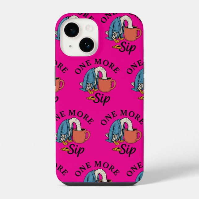 Coque iPhone Encore une gorgée   (Verso)