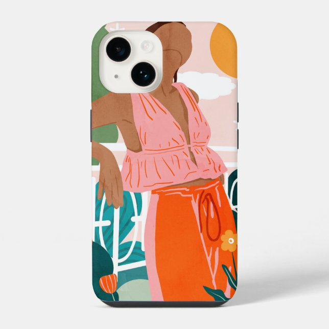 Coque iPhone Encore une journée chaude (Verso)