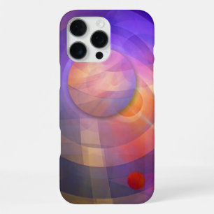 Coque iPhone 16 Pro Max Énergie solaire, abstraite artistique