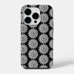 Coque Pour iPhone 14 Plus Engrenage gris