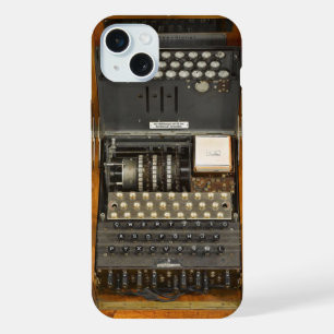 Coque iPhone 15 Plus Enigma allemand de la Seconde Guerre mondiale vint