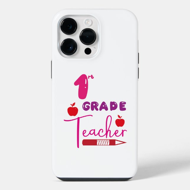 Coque iPhone Enseignant de première année (Verso)
