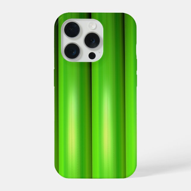 Coque iPhone Ensemble de bambou vert (Verso)