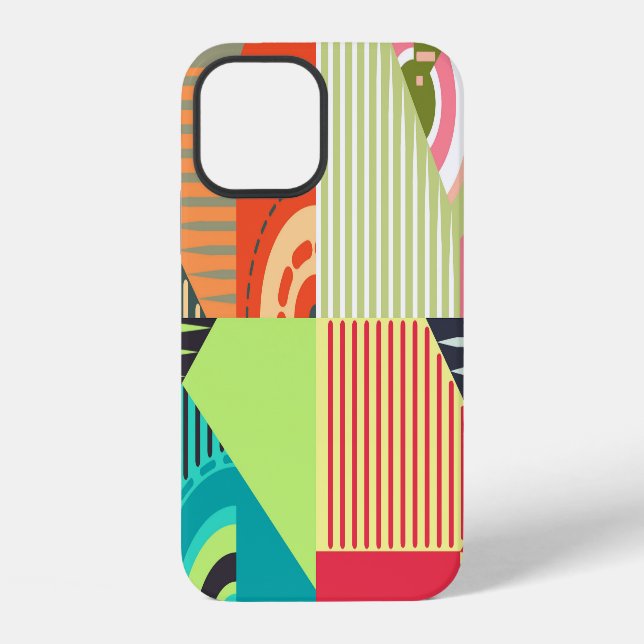 Coque iPhone Ensemble d'ornements : Éléments de conception de f (Verso)