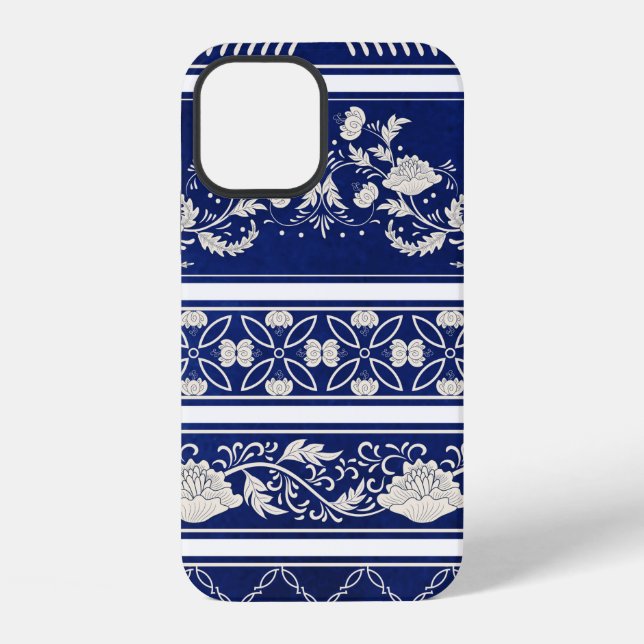 Coque iPhone Ensemble transparent de cinq motifs de bordures (Verso)