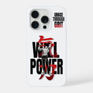 Coque iPhone 15 Pro Entraînement à la motivation "VOLONTÉ" VYTROS