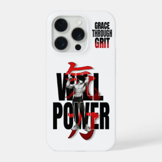 Coque iPhone 15 Pro Entraînement à la motivation "VOLONTÉ" VYTROS