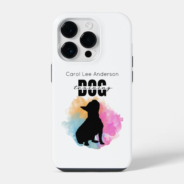 Coque iPhone Entraînement des chiens (Verso)